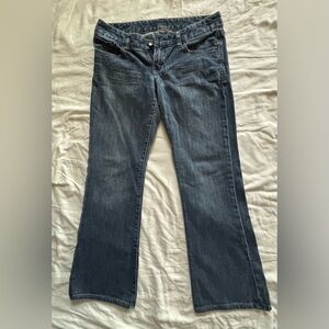 Express low rise Bootcut Classic Blue Women's Jeans circa 2010